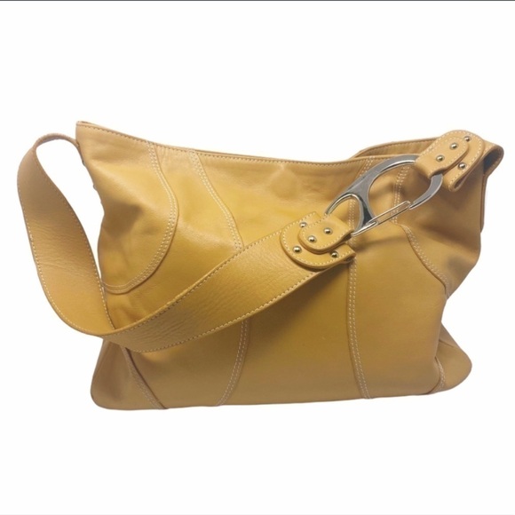 BO2N Leather Hobo Shoulder Satchel Bag